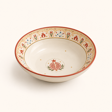 KLAYCO Pomegranate Constellation 15 cm bowl on warm white